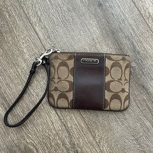 Coach Signature Wristlet